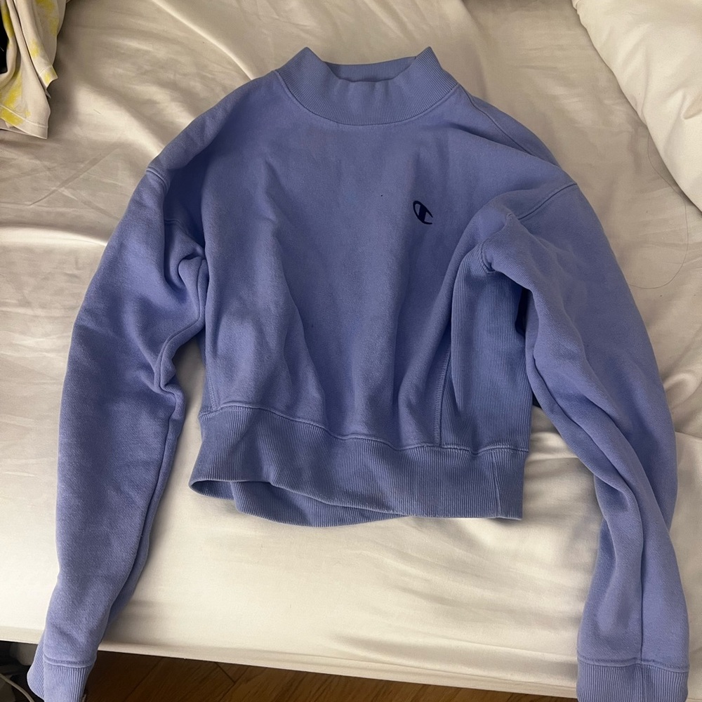 Cropped size small champion crew neck